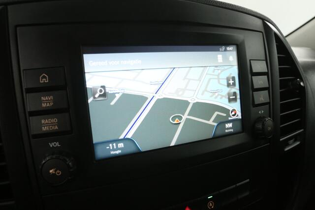 Mercedes-Benz VITO 114 CDI Lang Automaat Airco Camera Cruise Carplay Navi Trekhaak 18''LMV Leder 3 Persoons Stoelverw.