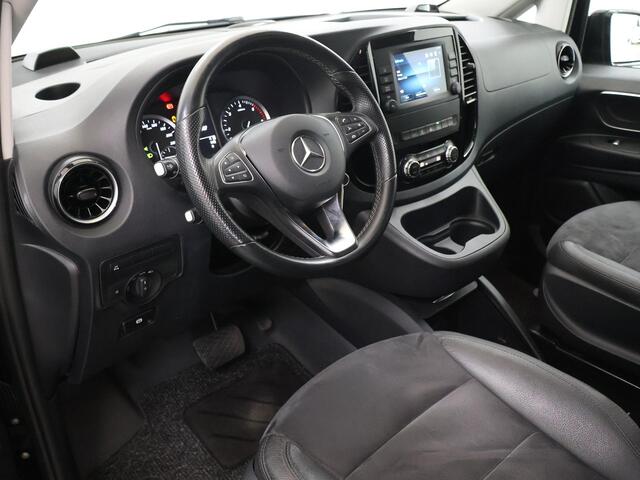 Mercedes-Benz VITO 114 CDI Aut. | L2 Lang | Lease-Edition | Cruise Control | Parkeercamera | Navigatiesysteem | Dubbele Cabine | Schuifdeur L+R | Leer/Alcantara | LM Velgen | Certified