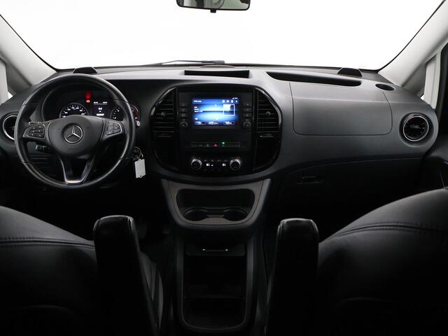 Mercedes-Benz VITO 114 CDI Aut. | L2 Lang | Lease-Edition | Cruise Control | Parkeercamera | Navigatiesysteem | Dubbele Cabine | Schuifdeur L+R | Leer/Alcantara | LM Velgen | Certified
