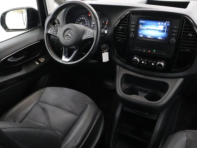 Mercedes-Benz VITO 114 CDI Aut. | L2 Lang | Lease-Edition | Cruise Control | Parkeercamera | Navigatiesysteem | Dubbele Cabine | Schuifdeur L+R | Leer/Alcantara | LM Velgen | Certified