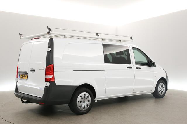 Mercedes-Benz VITO 116 CDI Extra Lang 164PK Dubbele Cabine 5 Persoons Airco Camera Carplay Cruise Navi PDC Imperiaal Trekhaak