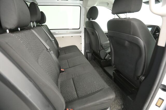 Mercedes-Benz VITO 116 CDI Extra Lang 164PK Dubbele Cabine 5 Persoons Airco Camera Carplay Cruise Navi PDC Imperiaal Trekhaak
