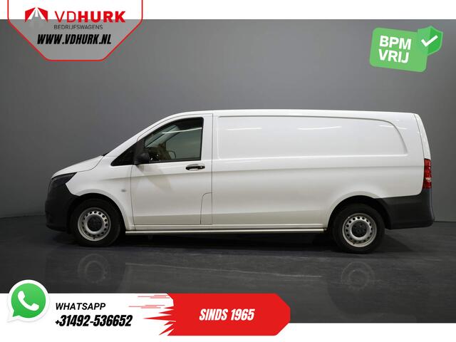 Mercedes-Benz VITO 114 CDI Aut. L3 XL RWD BPM VRIJ! Cruise/ PDC/ Airco/ Sidebars