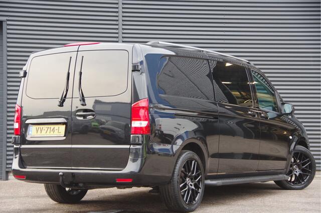 Mercedes-Benz VITO 114 CDI XL, L3 DC-5P, BLACK EDITION, AUT. TREKHAAK, CRUISE, CLIMA, NAP, SIDESTEPS, DUBBELE CABINE, NL AUTO