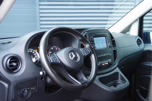 Mercedes-Benz VITO 114 CDI XL, L3 DC-5P, BLACK EDITION, AUT. TREKHAAK, CRUISE, CLIMA, NAP, SIDESTEPS, DUBBELE CABINE, NL AUTO