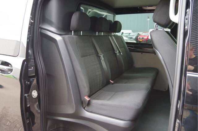 Mercedes-Benz VITO 114 CDI XL, L3 DC-5P, BLACK EDITION, AUT. TREKHAAK, CRUISE, CLIMA, NAP, SIDESTEPS, DUBBELE CABINE, NL AUTO