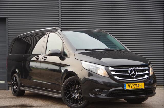 Mercedes-Benz VITO 114 CDI XL, L3 DC-5P, BLACK EDITION, AUT. TREKHAAK, CRUISE, CLIMA, NAP, SIDESTEPS, DUBBELE CABINE, NL AUTO