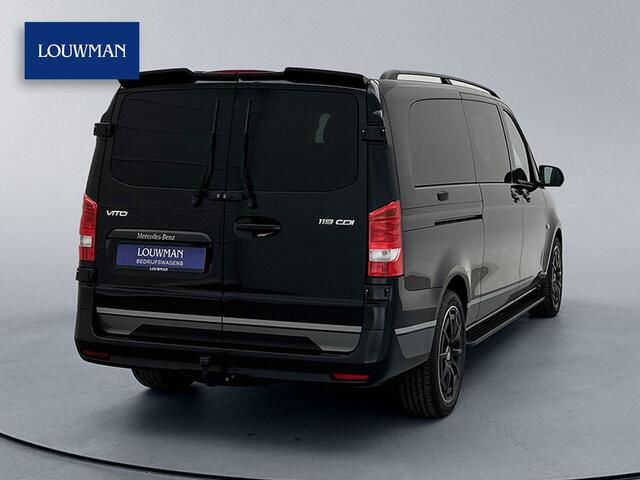Mercedes-Benz VITO 119 CDI DC L3 *Edition* volledig Leder 19"inch AMG velgen Dubbele cabine Extra Lang Dubbele Schuifdeur Multibeam LED Trekhaak Achteruitrijcamera Betimmering