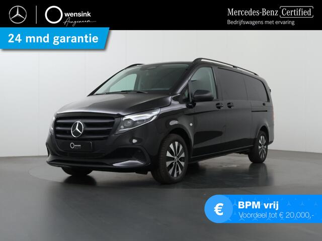 Mercedes-Benz VITO 119 CDI XL L3 PRO | AUT. | MULTI-BEAM LED | CAMERA | CARPLAY / ANDROID AUTO | ACHTERDEUREN | ALARM | DODEHOEKDETECTIE | TREKHAAK | SPOORASSISTENT | CHROOM INTERIEUR PAKKET | CERTIFIED