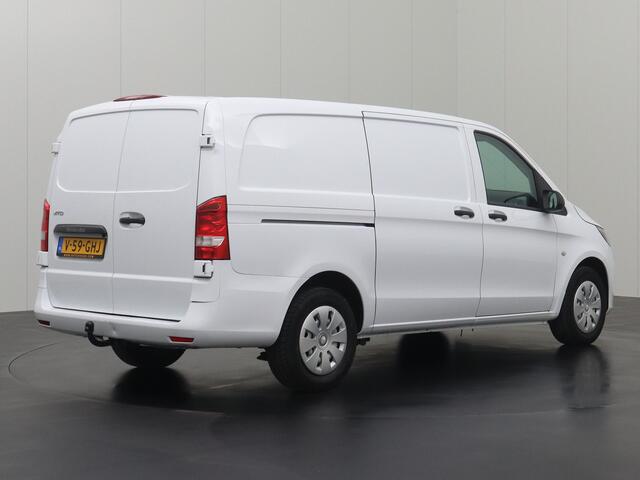 Mercedes-Benz VITO 114CDI 7G-Tronic Automaat Lang | Achterdeuren | Airco | Cruise | 3-Persoons | Trekhaak | Betimmering