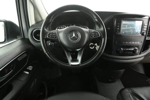 Mercedes-Benz VITO 114 CDI Lang Automaat Camera Carplay Cruise Clima LED Trekhaak 2xSchuifdeur Navi 18"LMV Leder