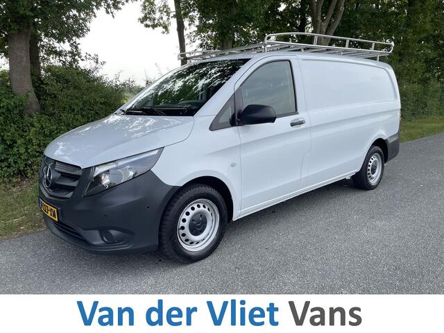 Mercedes-Benz VITO 114 CDI E6 Automaat Lang 3 zits BPM Vrij! Lease ¤352 p/m, Airco, Navi+Camera, Trekhaak, PDC, Imperiaal, Bedrijfsinrichting, Onderhoudshistorie aanwezig
