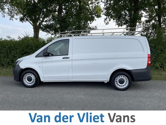Mercedes-Benz VITO 114 CDI E6 Automaat Lang 3 zits BPM Vrij! Lease ¤352 p/m, Airco, Navi+Camera, Trekhaak, PDC, Imperiaal, Bedrijfsinrichting, Onderhoudshistorie aanwezig