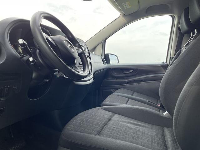 Mercedes-Benz VITO 114 CDI E6 Automaat Lang 3 zits BPM Vrij! Lease ¤352 p/m, Airco, Navi+Camera, Trekhaak, PDC, Imperiaal, Bedrijfsinrichting, Onderhoudshistorie aanwezig