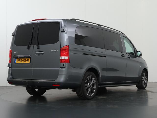 Mercedes-Benz VITO 116 CDI Aut. | XL L3 | Dubbele Cabine | | Climate Control | LM Velgen | Achterdeuren | Spraakassistent | Navigatiesysteem | Trekhaak | Cruise Control | Certified