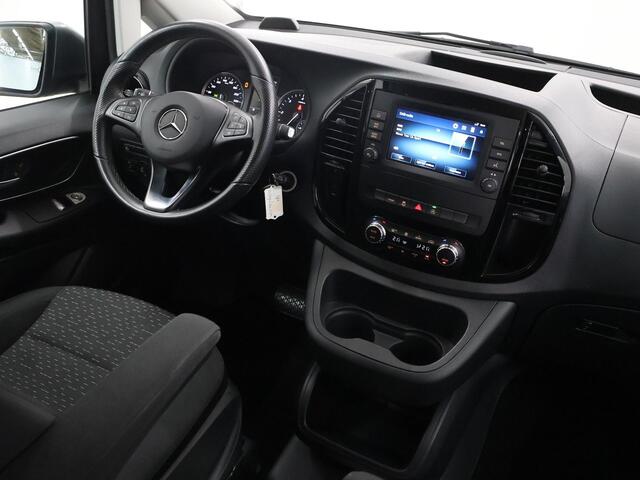 Mercedes-Benz VITO 116 CDI Aut. | XL L3 | Dubbele Cabine | | Climate Control | LM Velgen | Achterdeuren | Spraakassistent | Navigatiesysteem | Trekhaak | Cruise Control | Certified