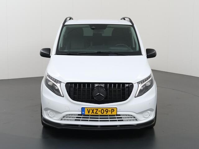 Mercedes-Benz VITO 114 CDI | L2 | DUBBEL CABINE | LEASE EDITON | AUT. | FISCAAL ¤59.583 | LEREN BEKLEDING | LED | CARPLAY | ANDROID AUTO | CAMERA | PARKEERSENSOREN | CRUISE | CLIMA | SPOILERS | TREEPLANKEN | 19" VELGEN