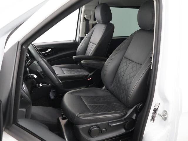 Mercedes-Benz VITO 114 CDI | L2 | DUBBEL CABINE | LEASE EDITON | AUT. | FISCAAL ¤59.583 | LEREN BEKLEDING | LED | CARPLAY | ANDROID AUTO | CAMERA | PARKEERSENSOREN | CRUISE | CLIMA | SPOILERS | TREEPLANKEN | 19" VELGEN