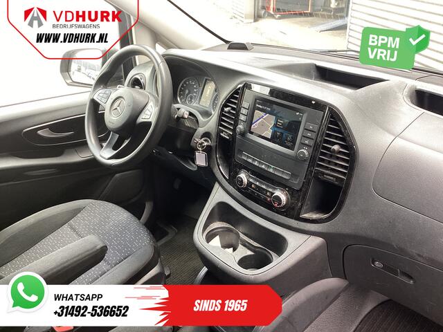 Mercedes-Benz VITO 114 CDI Aut. L3 XL DC Dubbele Cabine BPM VRIJ! LED/ Climate/ Navi/ Carplay/ Camera/ PDC/ Cruise