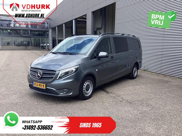 Mercedes-Benz VITO 114 CDI Aut. L3 XL DC Dubbele Cabine BPM VRIJ! LED/ Climate/ Navi/ Carplay/ Camera/ PDC/ Cruise