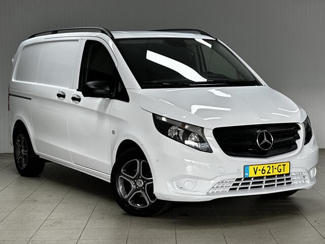 Mercedes-Benz VITO 109 CDI Functional Lang/ Zij-Schuifdeur rechts/ 17'' LMV/ Bumpers in kleur/ Airco/ Cruise/ Elek. pakket/ Bluetooth/ Armsteun/ Multi. LEDER. Stuur/ PDC V+A/ Dakrails.