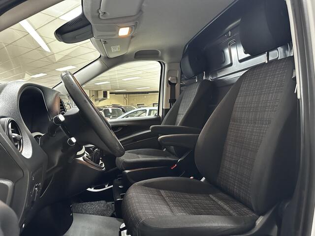 Mercedes-Benz VITO 109 CDI Functional Lang/ Zij-Schuifdeur rechts/ 17'' LMV/ Bumpers in kleur/ Airco/ Cruise/ Elek. pakket/ Bluetooth/ Armsteun/ Multi. LEDER. Stuur/ PDC V+A/ Dakrails.