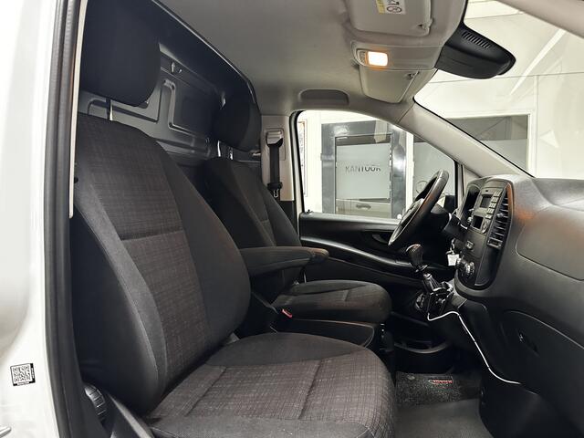 Mercedes-Benz VITO 109 CDI Functional Lang/ Zij-Schuifdeur rechts/ 17'' LMV/ Bumpers in kleur/ Airco/ Cruise/ Elek. pakket/ Bluetooth/ Armsteun/ Multi. LEDER. Stuur/ PDC V+A/ Dakrails.