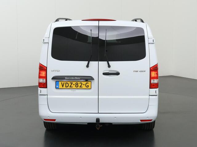 Mercedes-Benz VITO 119 CDI Aut. | L3 XL | Dubbele Cabine | Schuifdeur L+R | LED Koplampen | Lederen Bekleding | Achterdeuren | Climate Control | LM Velgen | 5-zits | Certified