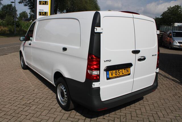 Mercedes-Benz VITO MB 116 L3 Extra lang, Achteruitrijcamera, 270gr-deuren, NAVI, Carplay, Comfortstoel, Stoelverwarming, Parksens. V en A, Houten vloer, CC, Bluetooth