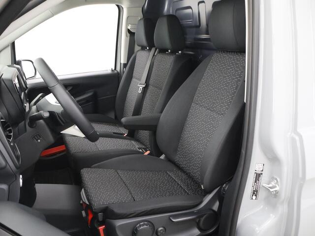 Mercedes-Benz VITO 116 CDI Aut. | Lang L2 | Select | MODEL 2025 | Cruise Control | Parkeercamera | Navigatie | Dodehoekassistent | Lane-Assist | 3-zits | Achterdeuren | Alpine Grijs