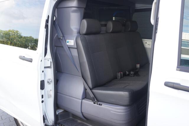 Mercedes-Benz VITO 111 CDI Lang Dubbele Cabine EURO 6 - Airco - Navi - Cruise - PDC - ¤17.950,- Excl.