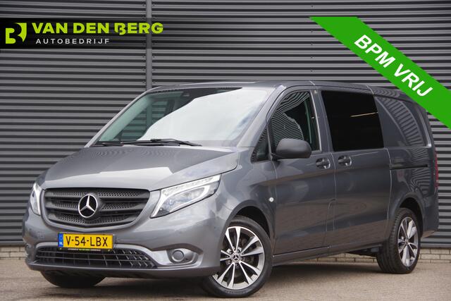 Mercedes-Benz VITO 119 CDI DC-5P, AUT. LED, LEDER, 2X SCHUIFDEUR, STOELVERWARMING, CAMERA, NAVI, CRUISE, AIRCO, DUBBELE CABINE, DUBBEL CABINE