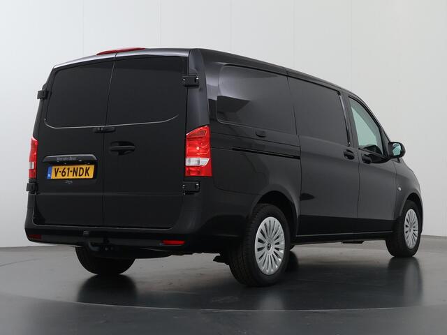 Mercedes-Benz VITO 114 CDI | Aut. | Lang L2 | Pro | Parkeercamera | Airco | Stoelverwarming | 3-zits | 2500 KG. Trekhaak | Cruise Control | Achterdeuren | Comfort Bestuurdersstoel | Certified