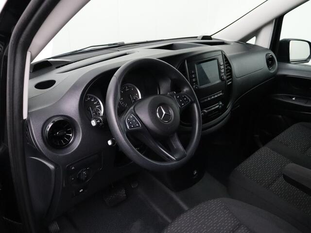 Mercedes-Benz VITO 116CDi 9G-Tronic Automaat XXL | Achterdeuren | Led | Multimedia | 3-Persoons | Airco | Cruise | Betimmering