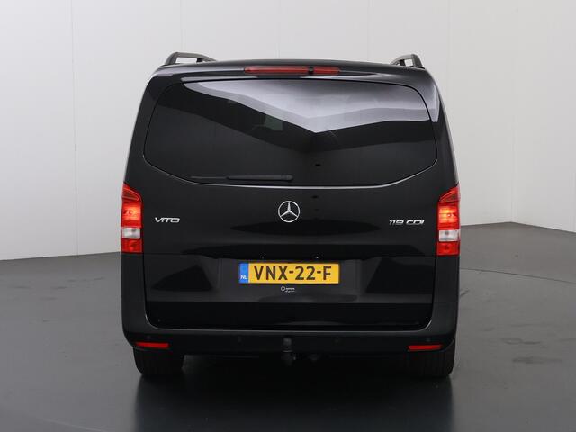Mercedes-Benz VITO 119 CDI Aut. | L2 Lang | Dubbele Cabine | Navigatie | Parkeercamera | Airco | Cruise Control | LM Velgen | Trekhaak | Lederen Bekleding |