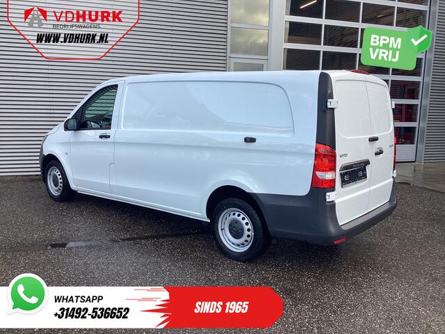 Mercedes-Benz VITO 116 CDI Aut. L2 BPM VRIJ! Carplay/ Stoelverw./ 270Gr. Deuren/ Cruise/ Airco/ Navi/ Camera/ PDC