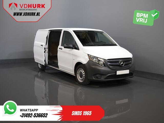 Mercedes-Benz VITO 116 CDI Aut. L2 BPM VRIJ! Carplay/ Stoelverw./ 270Gr. Deuren/ Cruise/ Airco/ Navi/ Camera/ PDC