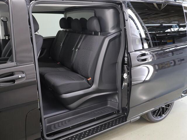 Mercedes-Benz VITO 119 CDI 190 PK | DUBBEL CABINE | L3 XL | AUT. | MULTI-BEAM LED | ACHTERUITRIJCAMERA | 2500 KG AHW TREKHAAK | ACHTERDEUREN | 2X ZIJSCHUIFDEUR | CRUISE CONTROL | DODEHOEKDETECTIE | SPOORASSISTENT