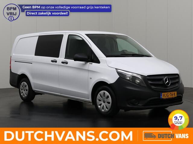 Mercedes-Benz VITO Lang Dubbele Cabine Comfort | Airco | Cruise | Trekhaak | Privacy Glass