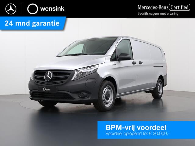 Mercedes-Benz VITO eVito Bestelwagen 66 kWh PRO L3 | Stoelverwarming | Navigatie | Airco | LED Koplampen | Cruise Control | Schuifdeur links + Rechts |