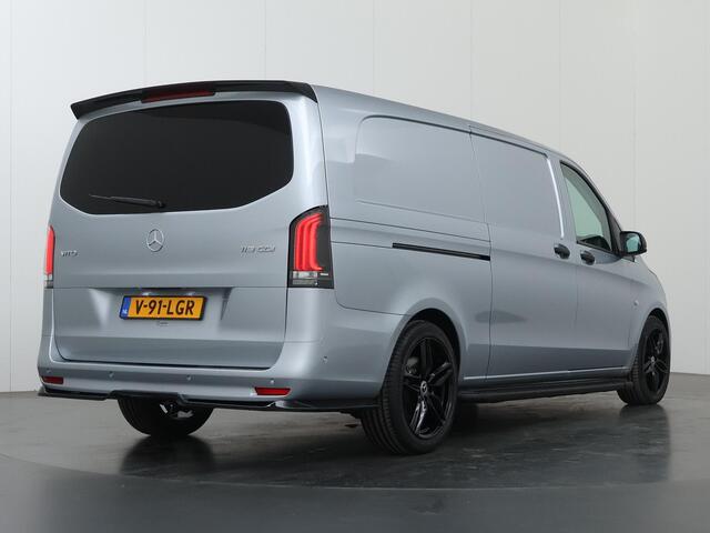 Mercedes-Benz VITO 119 CDI Aut. | XL L3 | Select | EDITION | STYLINGPAKKET | LM VELGEN | SPOILERPAKKET | TREEPLANKEN | Luchtvering | Adaptive Cruise Control | 360 Camera | Parkeersensoren | Achteruitrijcamera | Navigatie | Stoel - Stoel