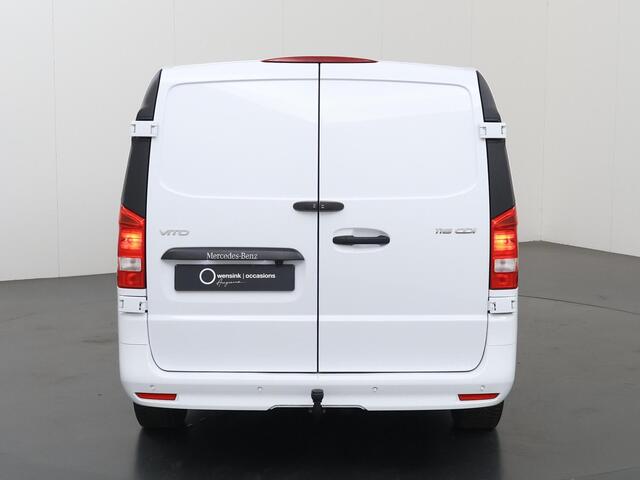 Mercedes-Benz VITO 116 CDI | Aut. | XL L3 | Select | Lederen Stuurwiel | Navigatie | Spiegelpakket | Alarm Klasse 3 | Verwarmde Comfortstoel Bestuurder en Bijrijdersbank | Airco | Dodehoekassistent | Parkeerpakket | Cruisecontrol | Trekhaak 2500kg | Achterdeuren 270 Graden 