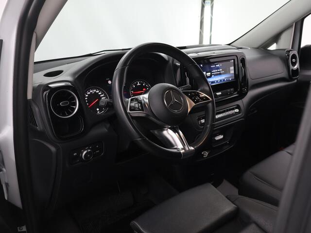 Mercedes-Benz VITO 116 CDI | Aut. | XL L3 | Select | Lederen Stuurwiel | Navigatie | Spiegelpakket | Alarm Klasse 3 | Verwarmde Comfortstoel Bestuurder en Bijrijdersbank | Airco | Dodehoekassistent | Parkeerpakket | Cruisecontrol | Trekhaak 2500kg | Achterdeuren 270 Graden 