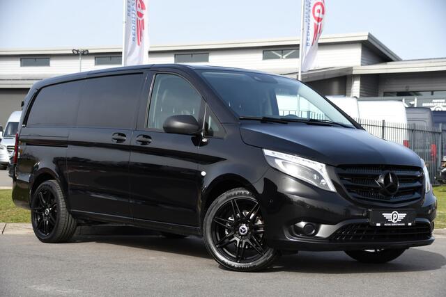 Mercedes-Benz VITO 116 CDI L2 Black Edition Camera, Cruise, LED, 164pk, Trekhaak, Leder, Multimedia, Automaat, Sensoren, Uniek!