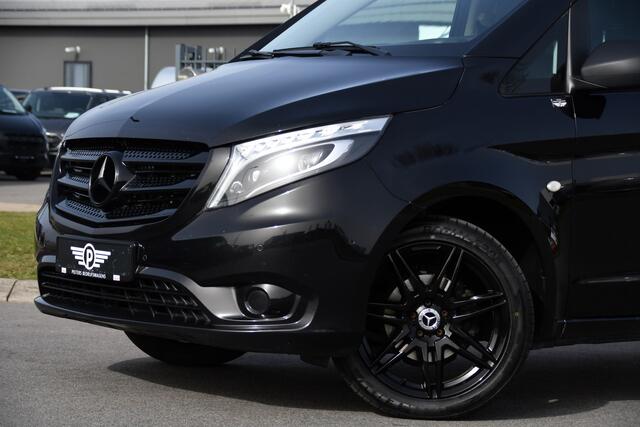 Mercedes-Benz VITO 116 CDI L2 Black Edition Camera, Cruise, LED, 164pk, Trekhaak, Leder, Multimedia, Automaat, Sensoren, Uniek!