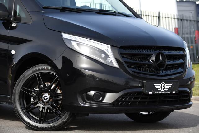 Mercedes-Benz VITO 116 CDI L2 Black Edition Camera, Cruise, LED, 164pk, Trekhaak, Leder, Multimedia, Automaat, Sensoren, Uniek!