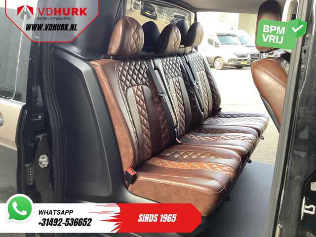 Mercedes-Benz VITO 114 CDI Aut. DC Dubbel Cabine Buffl Leder/ 2x Schuifdeur/ Carplay/ Navi/ Spoiler/ Frontlip/ Sidebars/ 18" LMV/ Cruise/ Airco