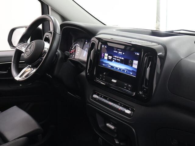 Mercedes-Benz VITO 116 CDI | L2 | SELECT | 160 PK | AUTOMAAT | MULTI-BEAM LED | 2500 KG TREKHAAK | ZWART LEDER | 270° DEUREN | BETIMMERDE LAADRUIMTE | STOELVERWARMING | CRUISE CONTROL | AIRCO | APPLE CARPLAY EN ANDROID AUTO