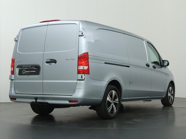 Mercedes-Benz VITO 119 CDI | Aut. | XL L3 | Select | Schuifdeur L+R | LM Velgen | 3-zits | Parkeercamera | Schuifdeur Links + Rechts | Apple Carplay/Android Auto | Alarm | Trekhaak | Stoelverwarming | Certified