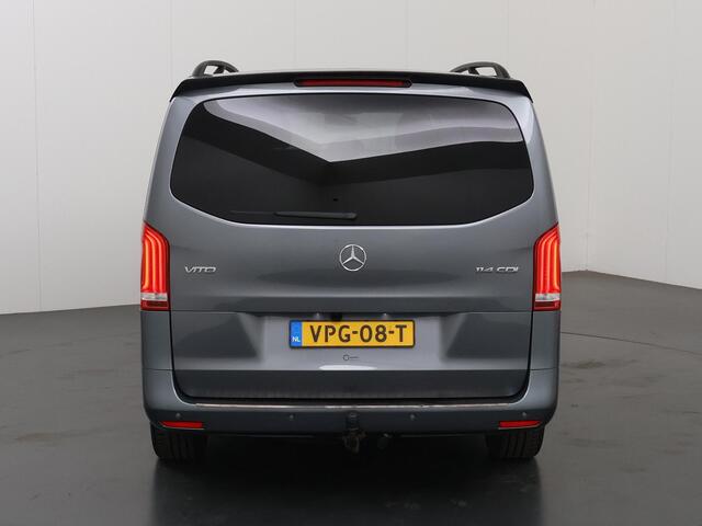 Mercedes-Benz VITO 114 CDI | Aut. | Dubbele Cabine | Schuifdeur L+R | LM Velgen | 5-zits | Navigatie | Trekhaak 2500kg | Parkeercamera | Comfortstoelen met Stoelverwarming | Cruise Control | Climate Control | LED | Certified